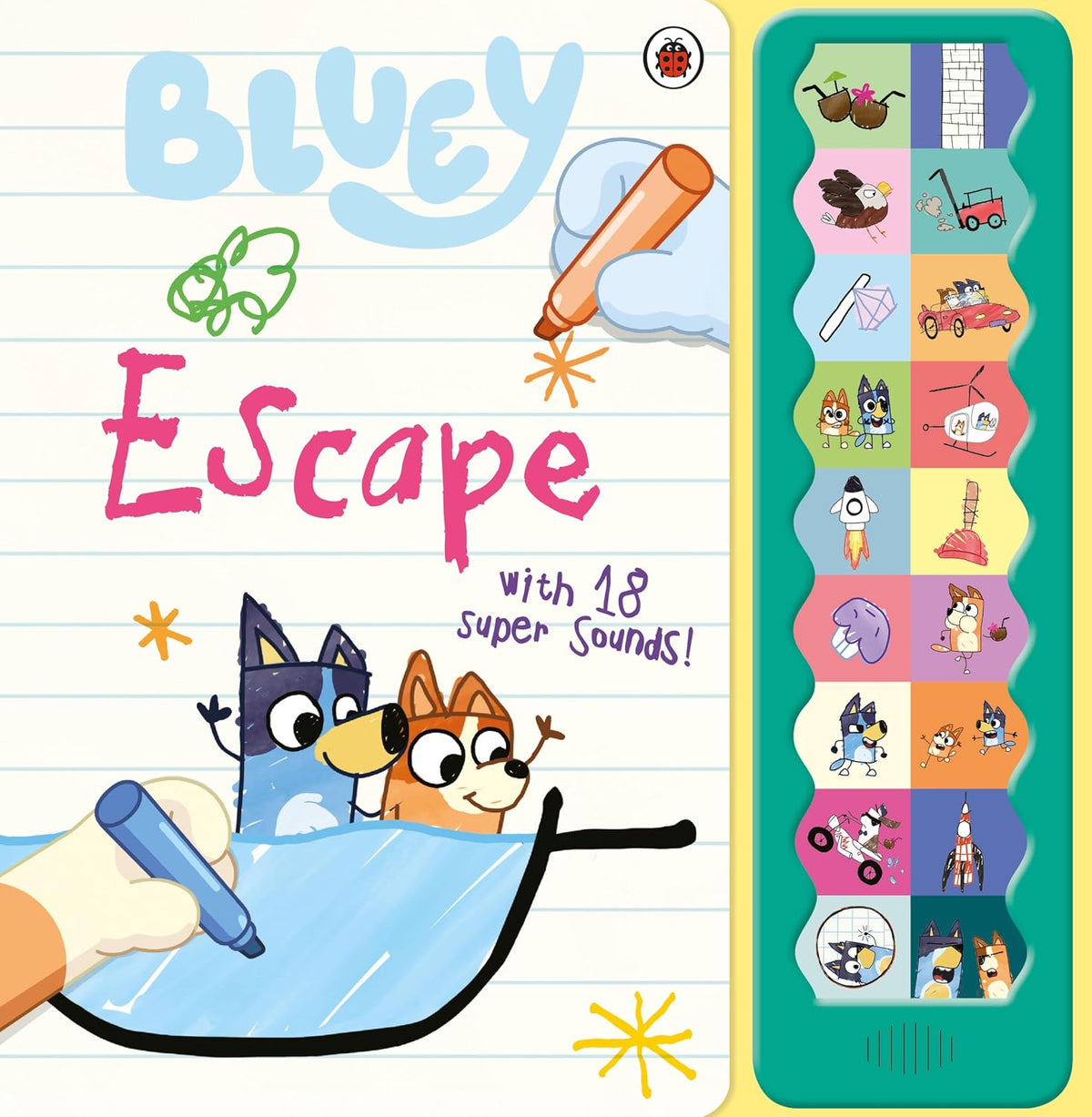 Bluey: Escape: 18-button Sound Book (Hardcover)
