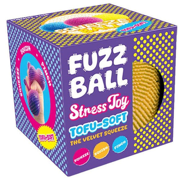 Fuzz Ball Tofu Soft Squishy - Assorted Colour