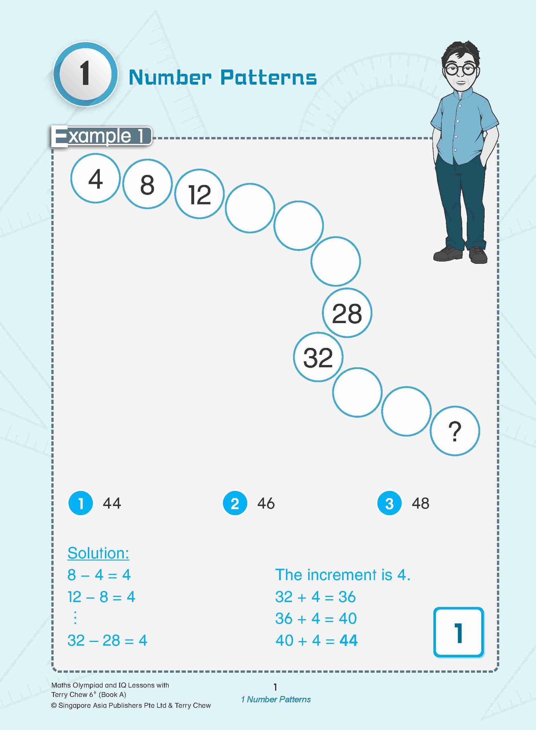 Maths Olympiad and IQ Lessons Age 6+ Book A