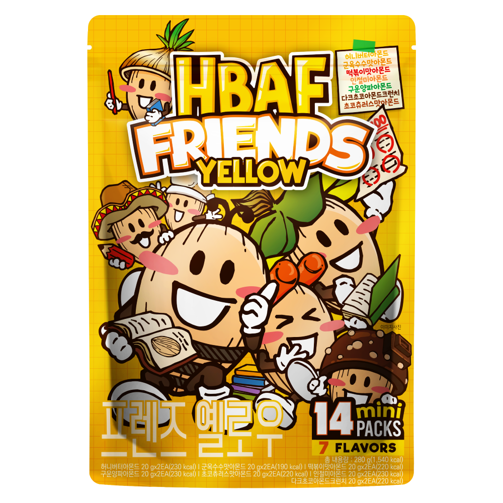HBAF Friends Yellow Party Pack 280g