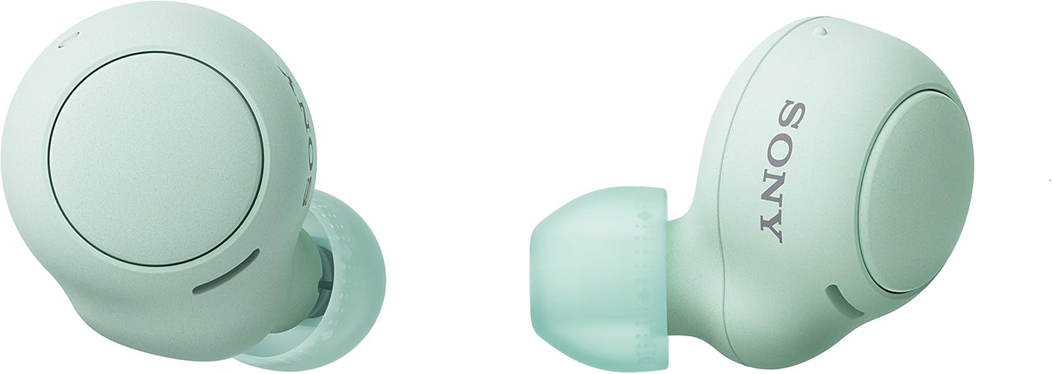 Sony WF-C500 Truly Wireless Headphones, IPX4 Water Resistance, Up to 20 Hours Battery Life, Compatible with Voice Assistant, Bluetooth - Green