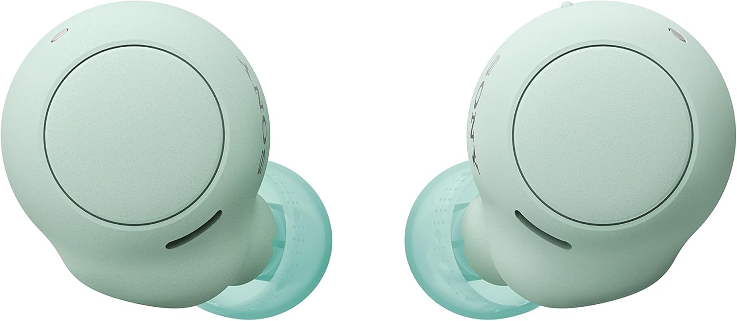 Sony WF-C500 Truly Wireless Headphones, IPX4 Water Resistance, Up to 20 Hours Battery Life, Compatible with Voice Assistant, Bluetooth - Green