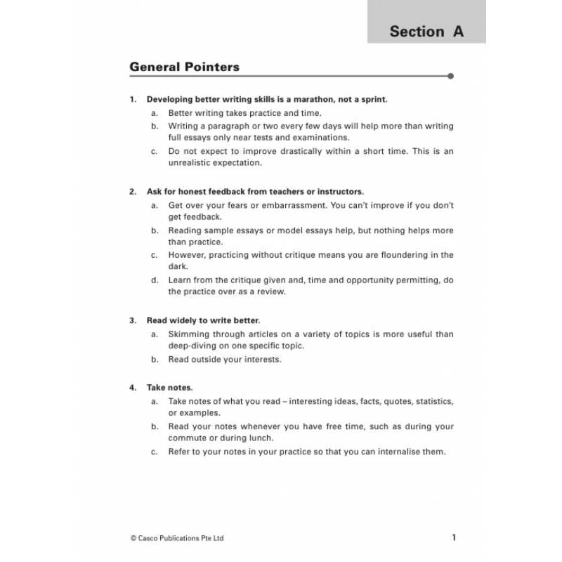 O level Essential Essays