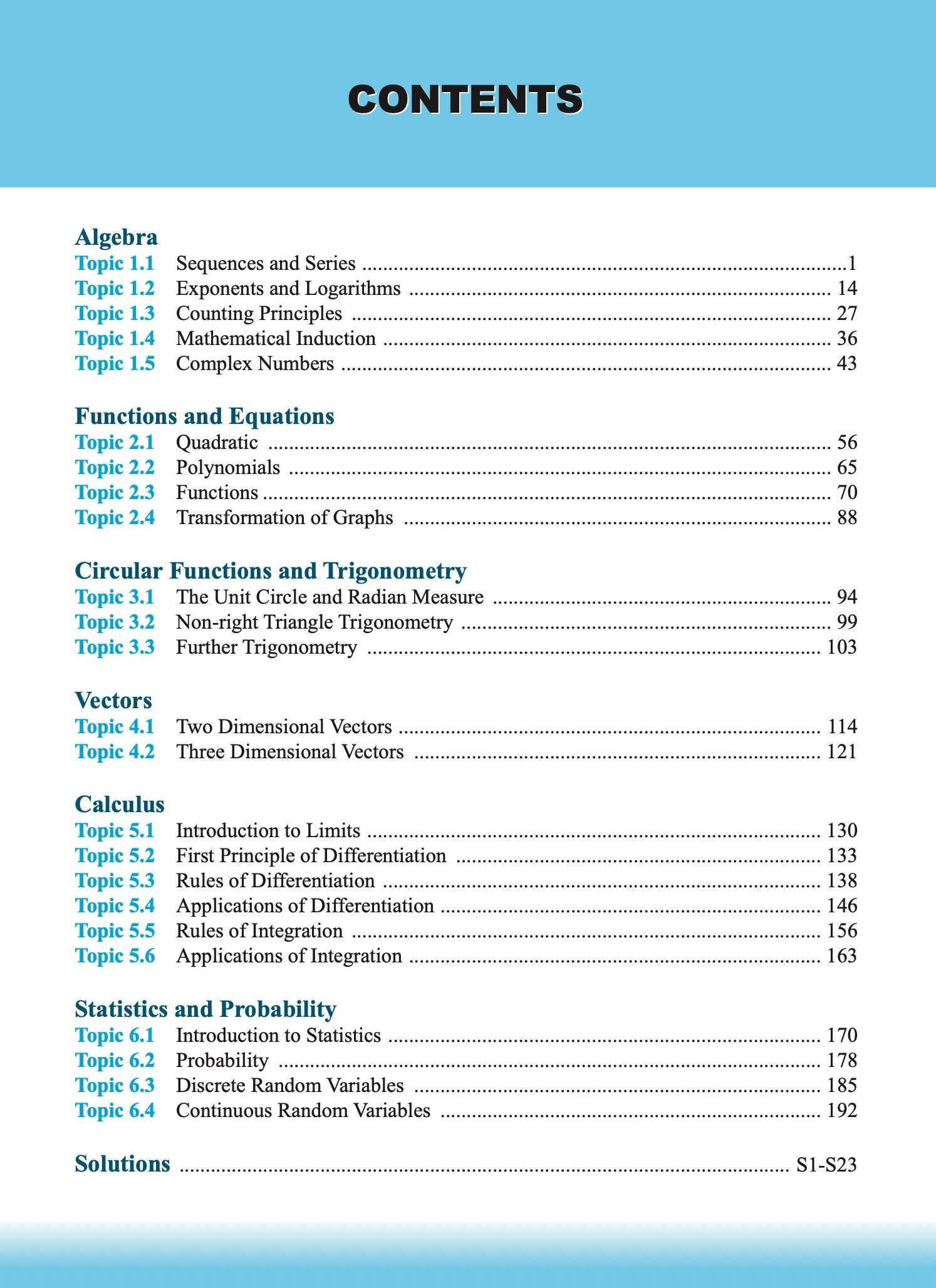 Higher Level Mathematics For The IB Diploma