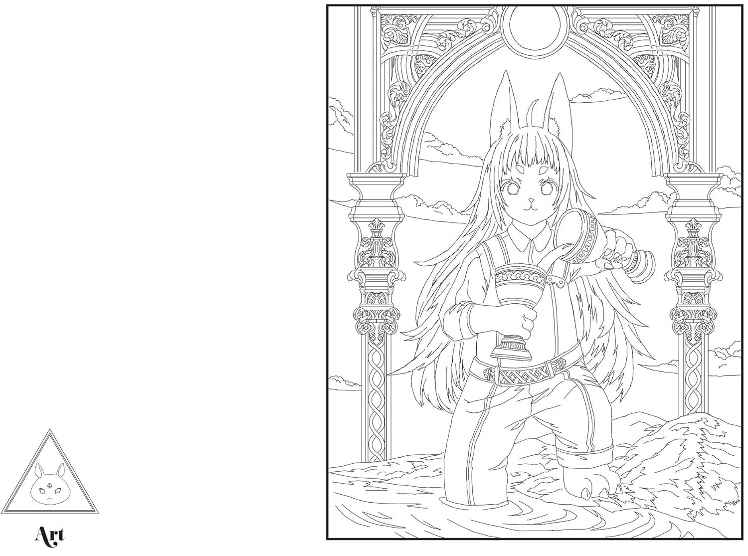 The Anime Tarot Coloring Book