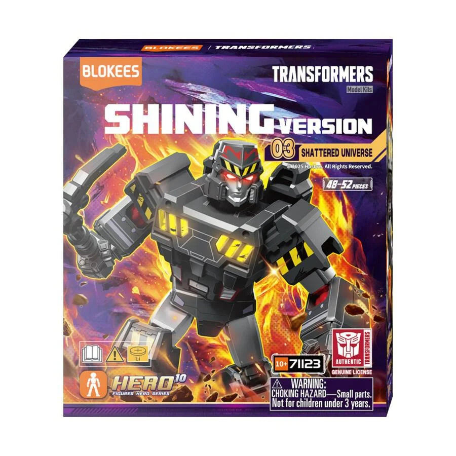 BLOKEES TRANSFORMERS GALAXY SHINING VERSION 03 SHATTERED UNIVERSE ACTION FIGURE MODEL KIT BLIND BOX