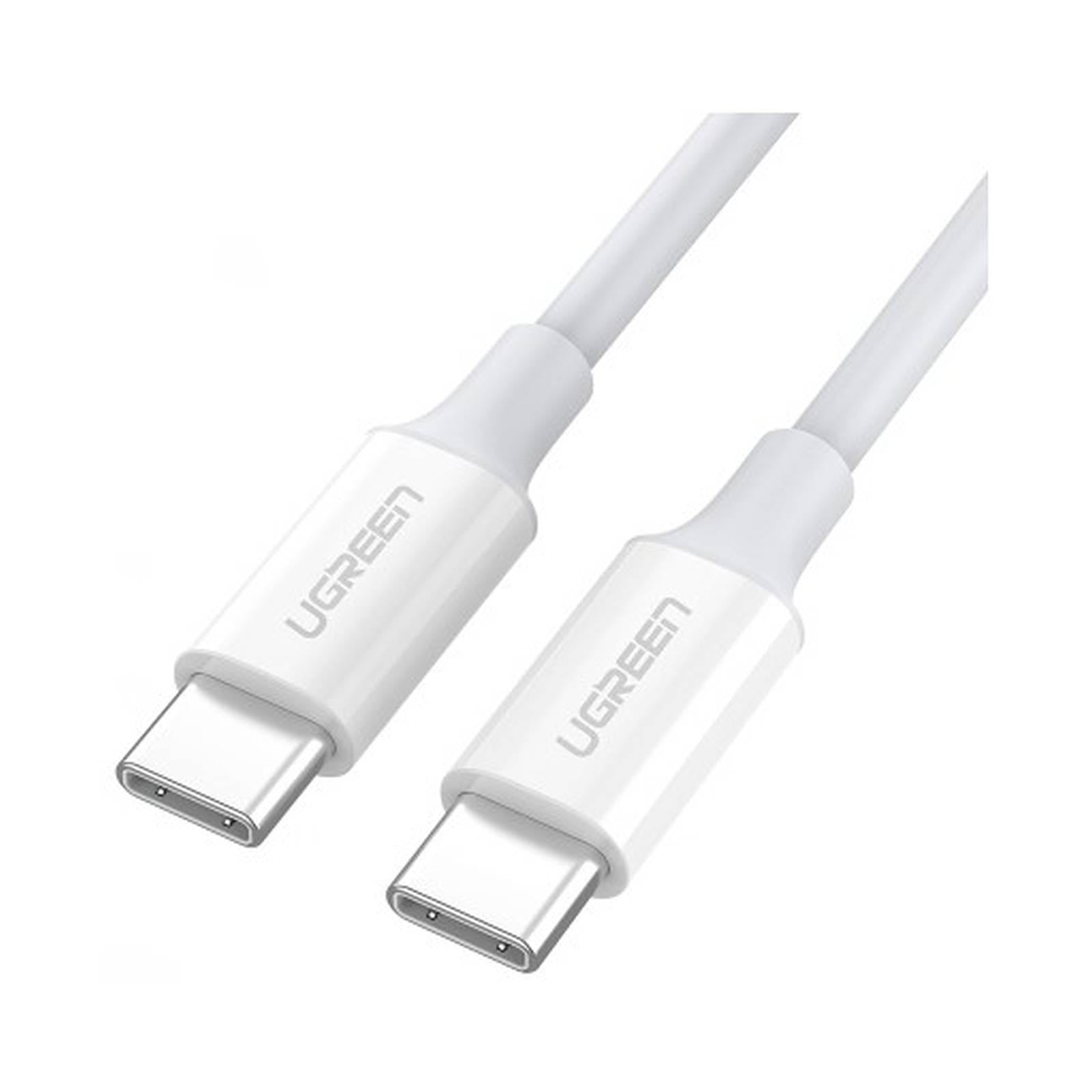 UGREEN 60551 Us300 USB-C To USB-C 1M White 100W Data Cable (TPE)