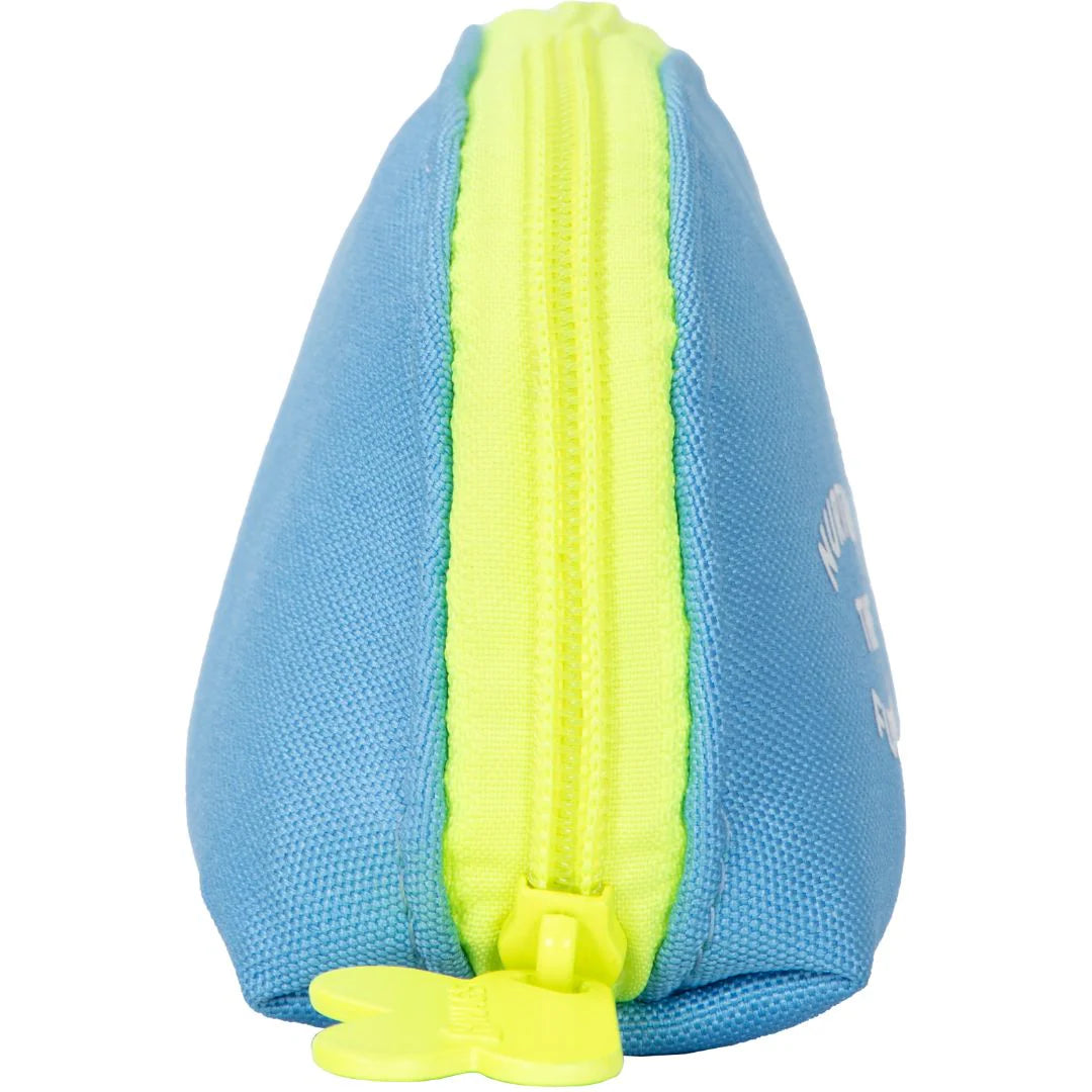 KAGS IZZY SERIES POUCH TYPE PENCIL CASE STEEL BLUE
