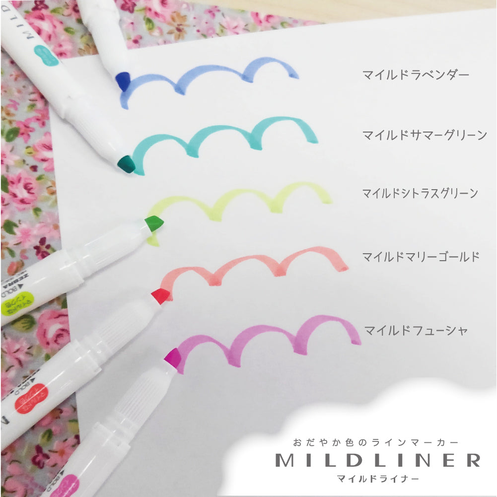 Zebra Mildliner Highlighter – Mild Fuchsia