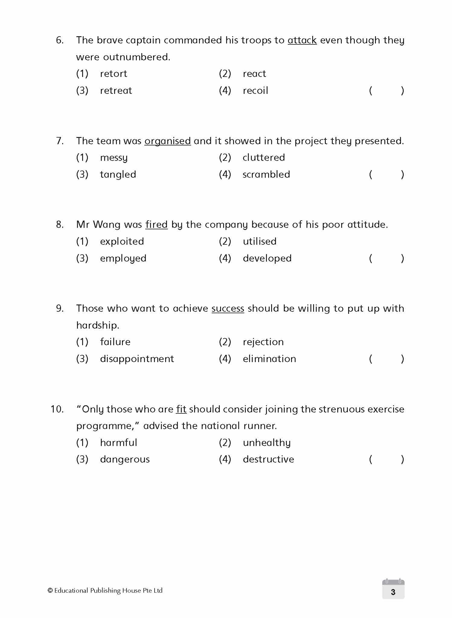 Primary 6 English Weekly Revision (4th Edition)