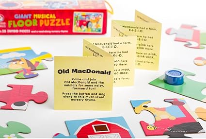 CURIOUS UNIVERSE GIANT MUSICAL FLOOR PUZZLE