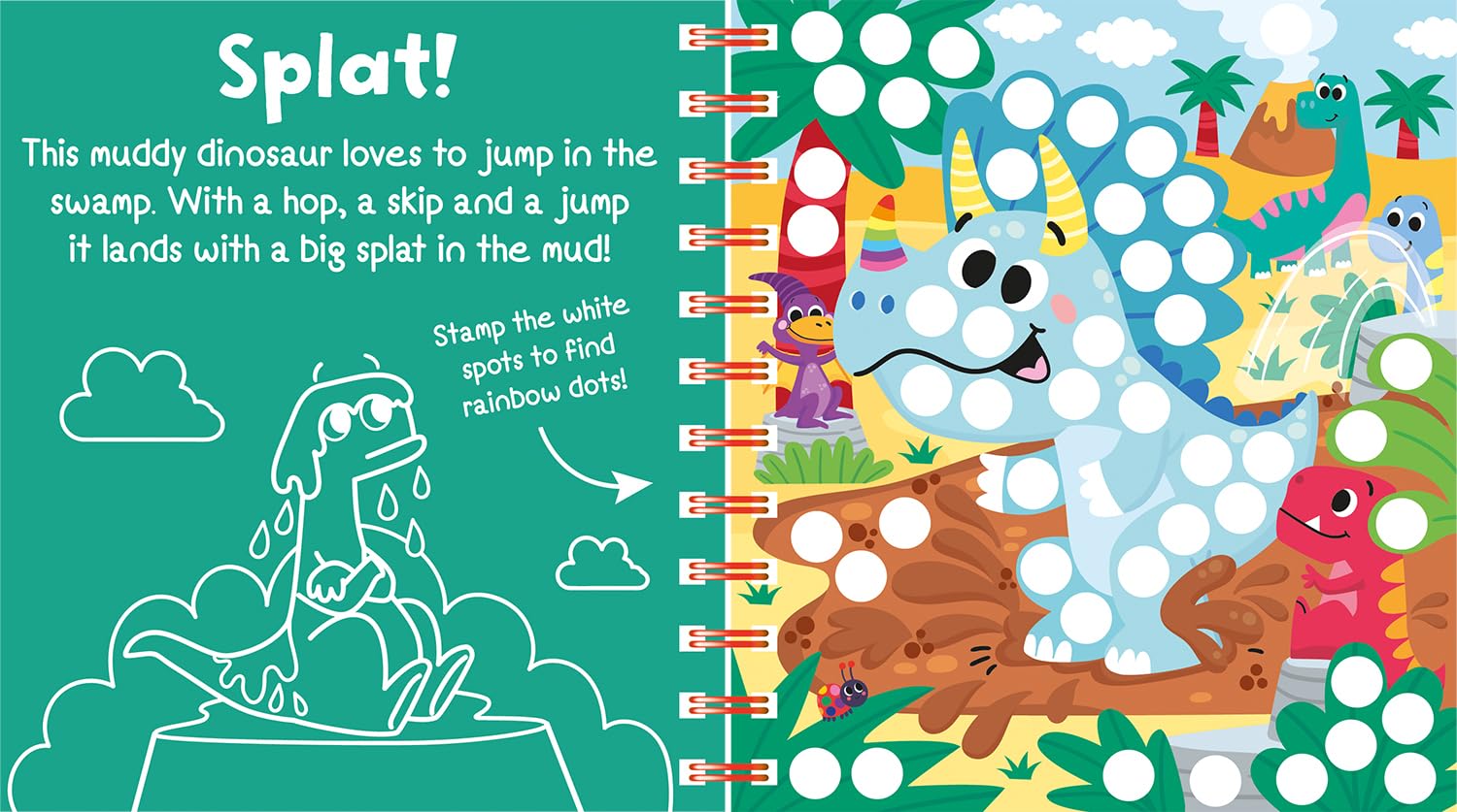 Rainbow Dots Dinosaurs (Rainbow Dots - Paint with Water Fun!)