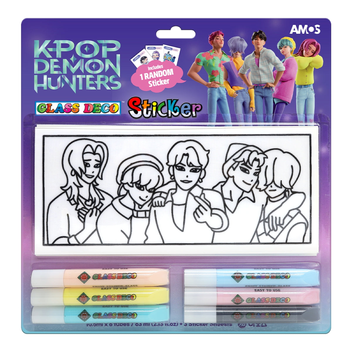 AMOS Glass & Sun Deco Set – K-POP Demon Hunters KDH-06