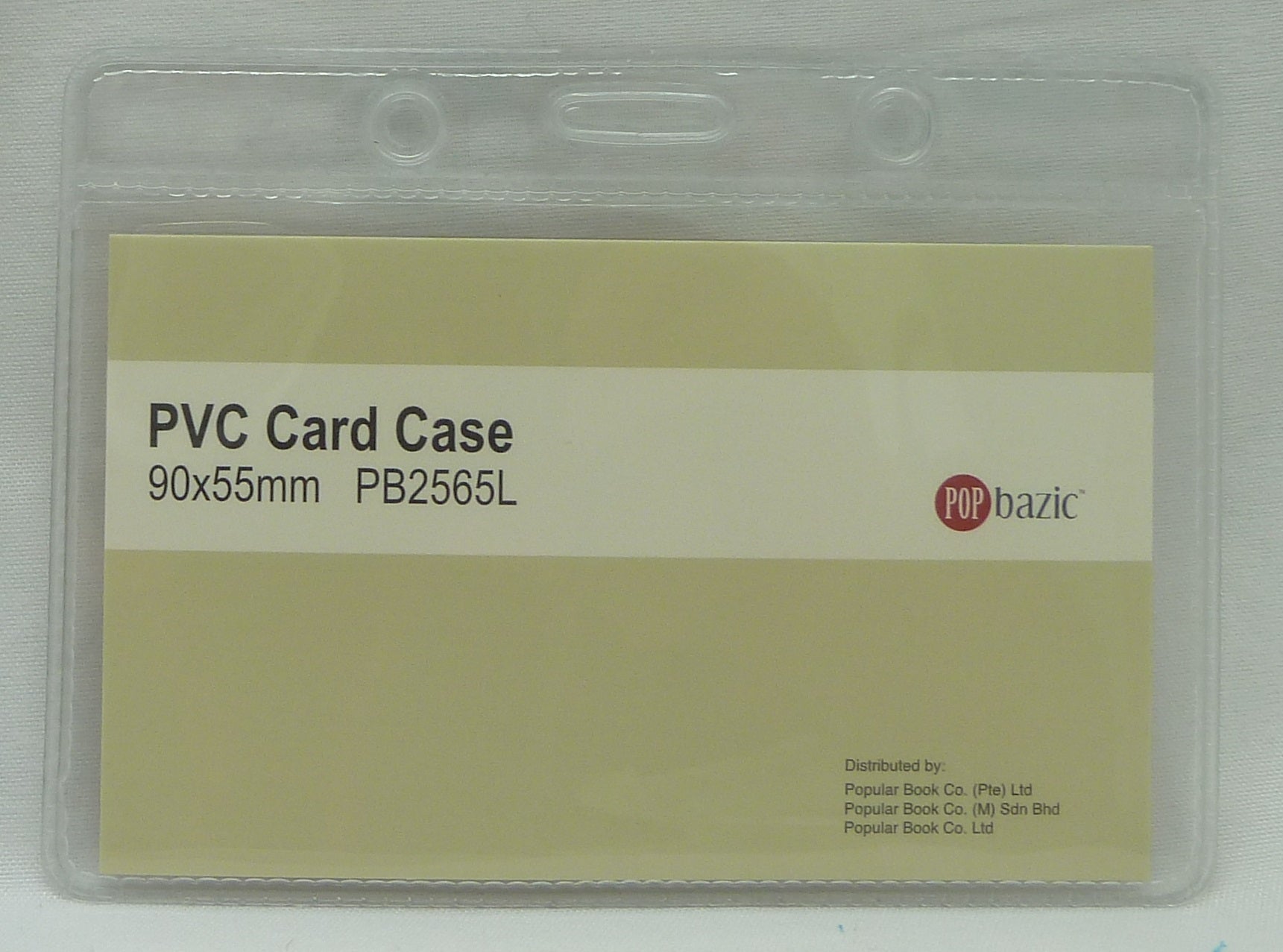 POP BAZIC PVC Card Case 90MM x 55MM (Horizontal) 50's