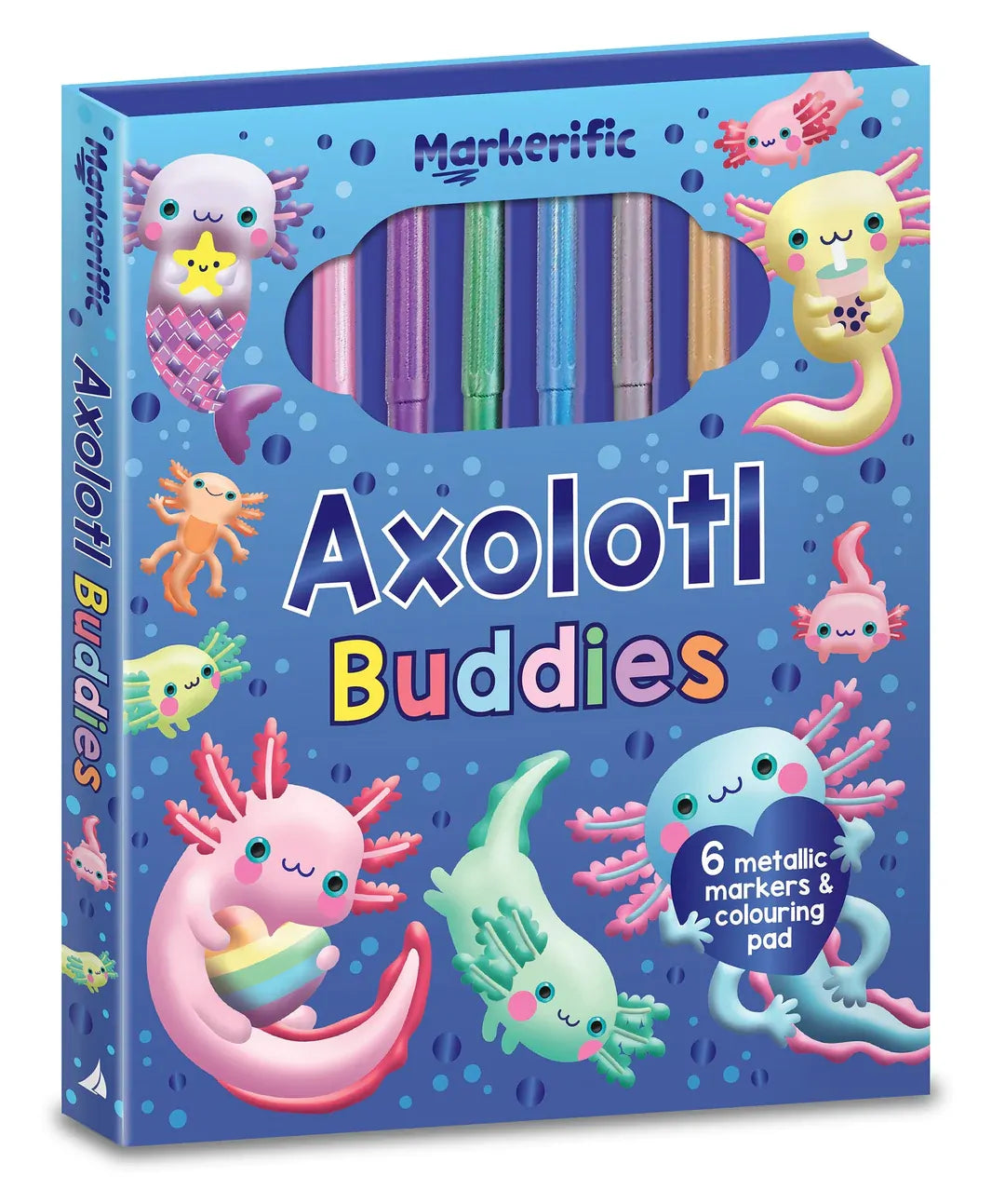 Markerific – Activity Folder: Axolotl Buddies