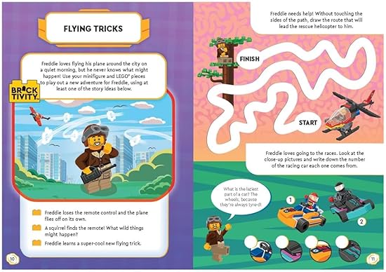 LEGO® City: Time For Take-Off! Activity Book (With Freddie Flyer Minifigure And Toy Plane Mini-Build) – Paperback