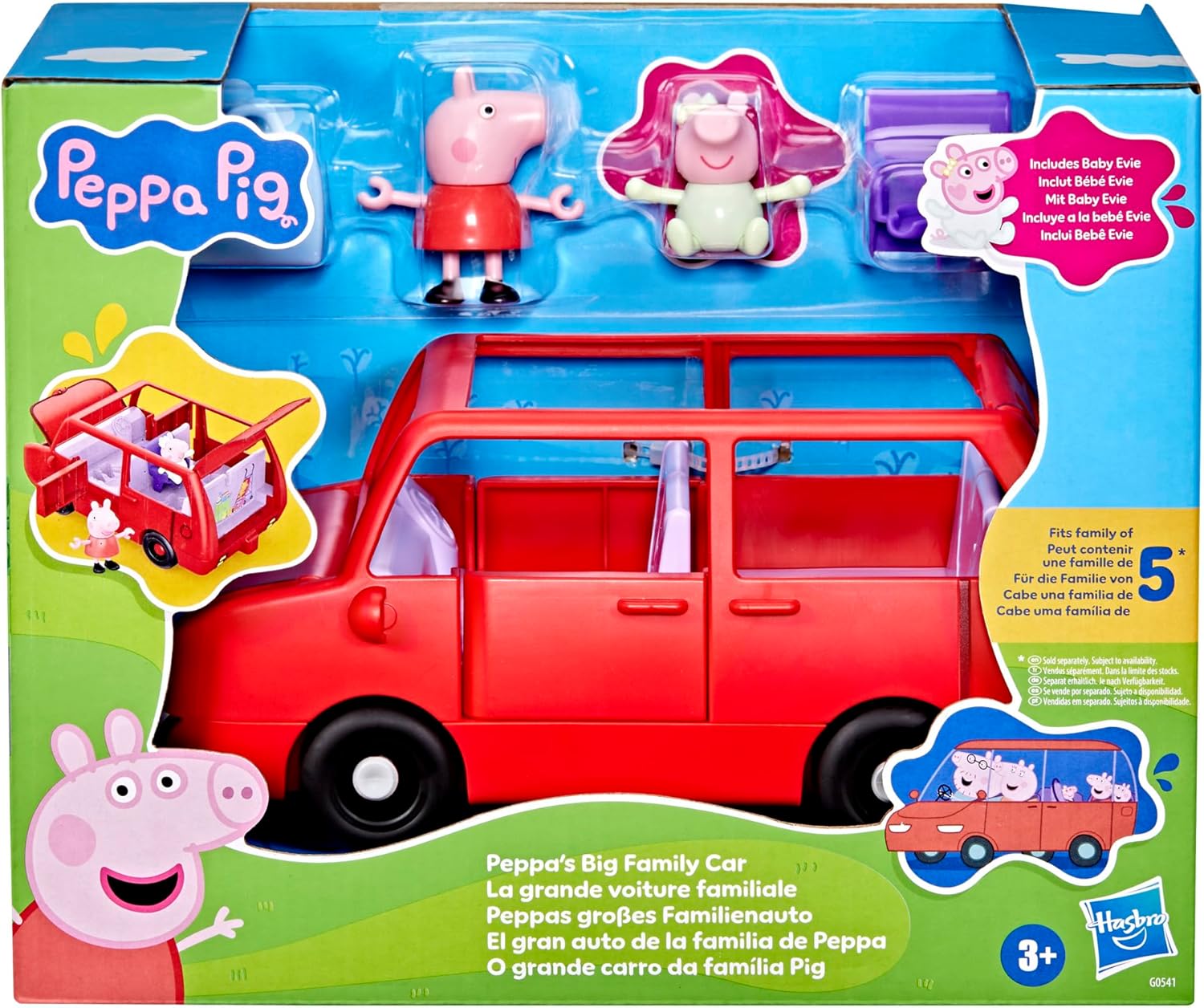 HASBRO PEPPA PIG PEPPAS BIG FAMILY CAR