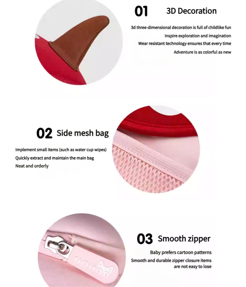 KIDS BACKPACK RED BERRY