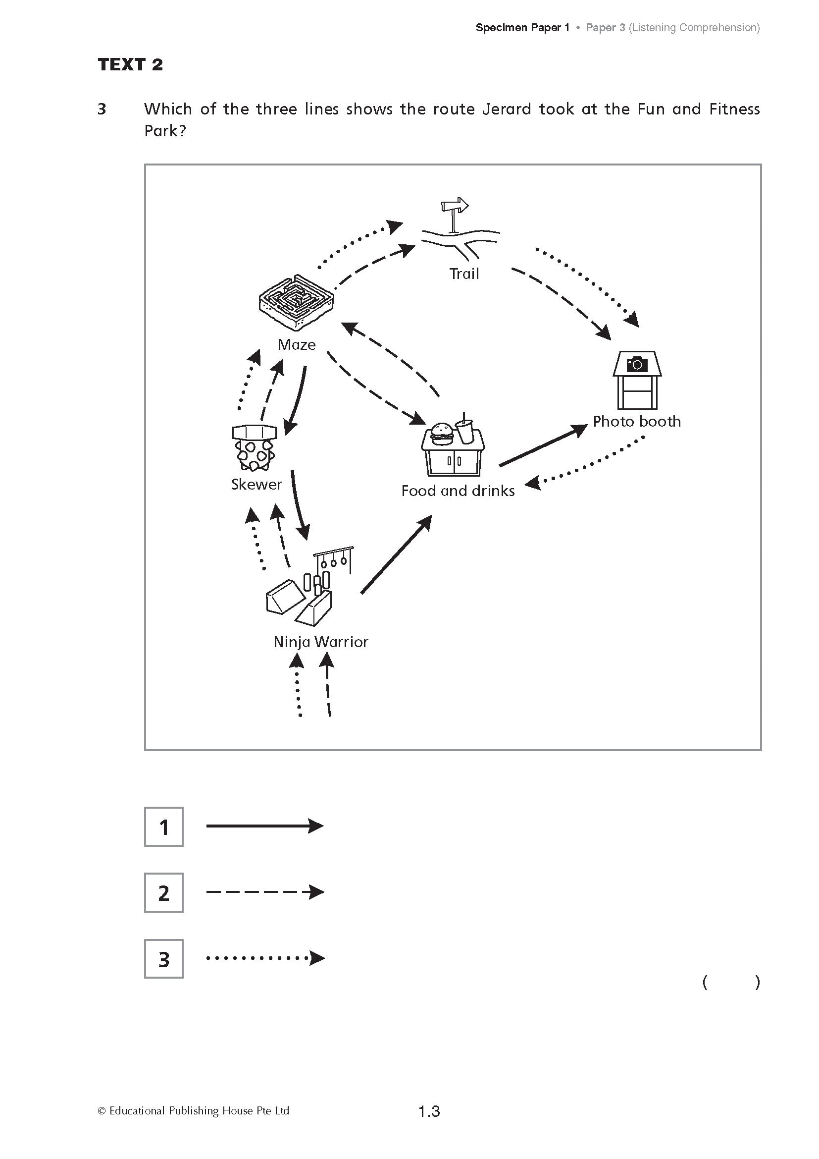 PSLE English Specimen Papers: Paper 3 Listening and Paper 4 Oral