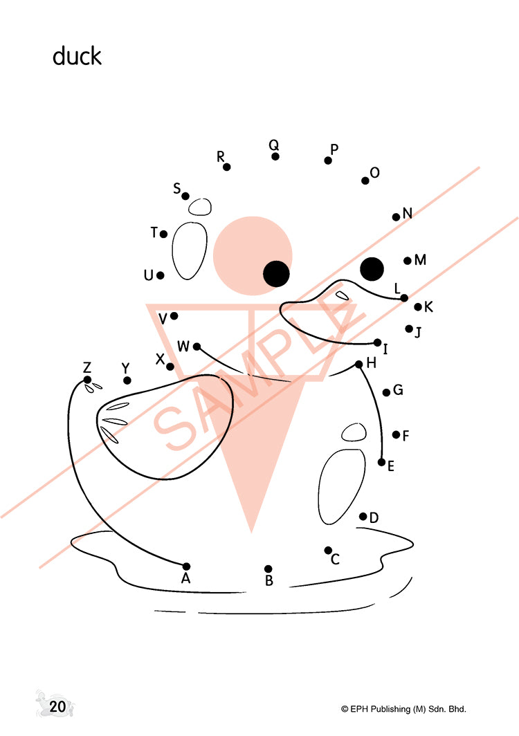 Nursery Dot-to-Dot for Preschoolers - Capital Letters