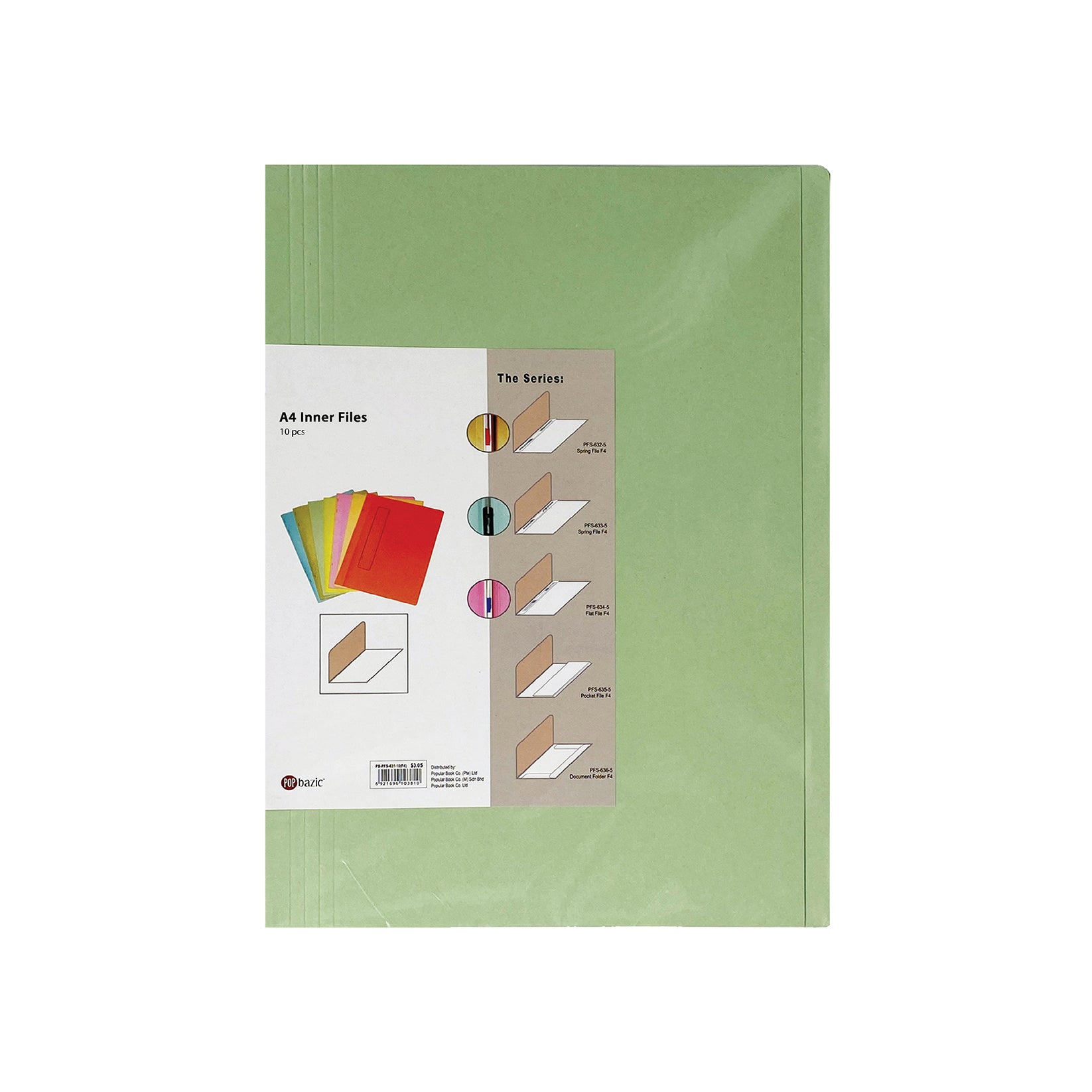 POP BAZIC Inner File A4 10s