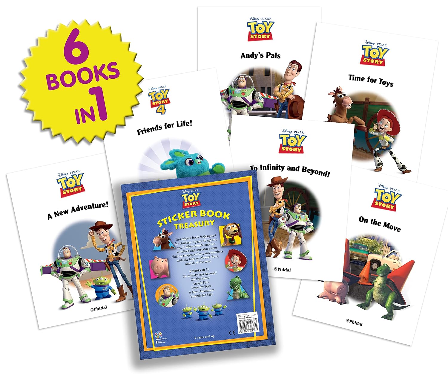 Sticker Book Treasury: Disney Toy Story (Paperback)