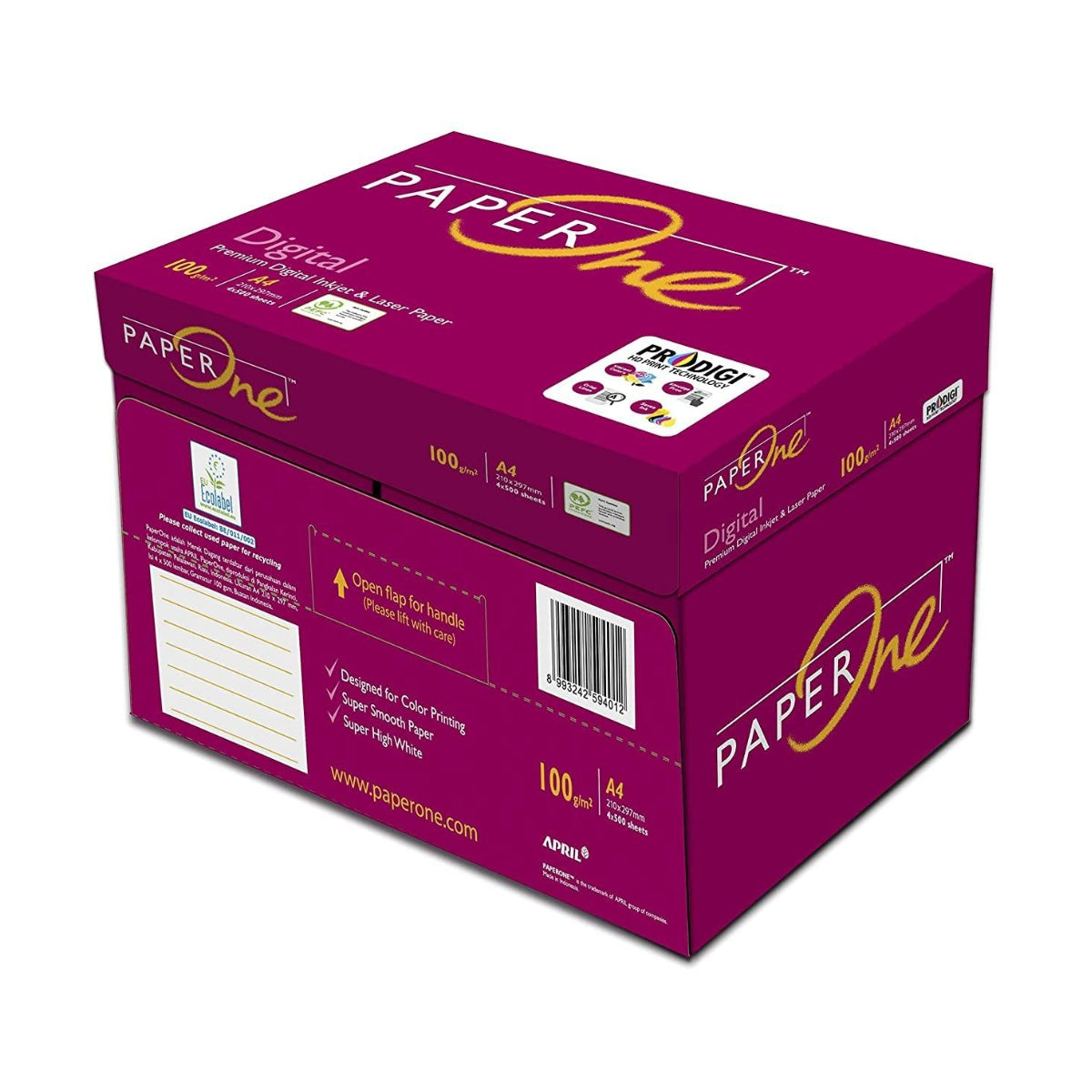 PaperOne Premium Paper A4 100g 500’s (1 Carton)