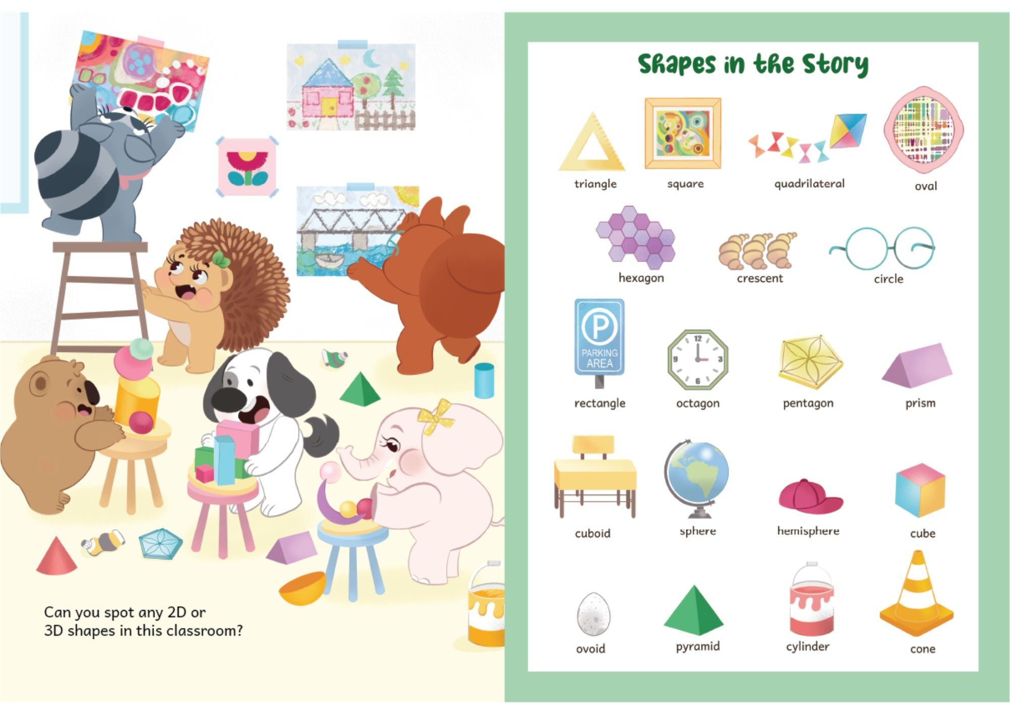 Maths Storybook: Some Special Spikes - 2D and 3D Shapes (4-7yo)
