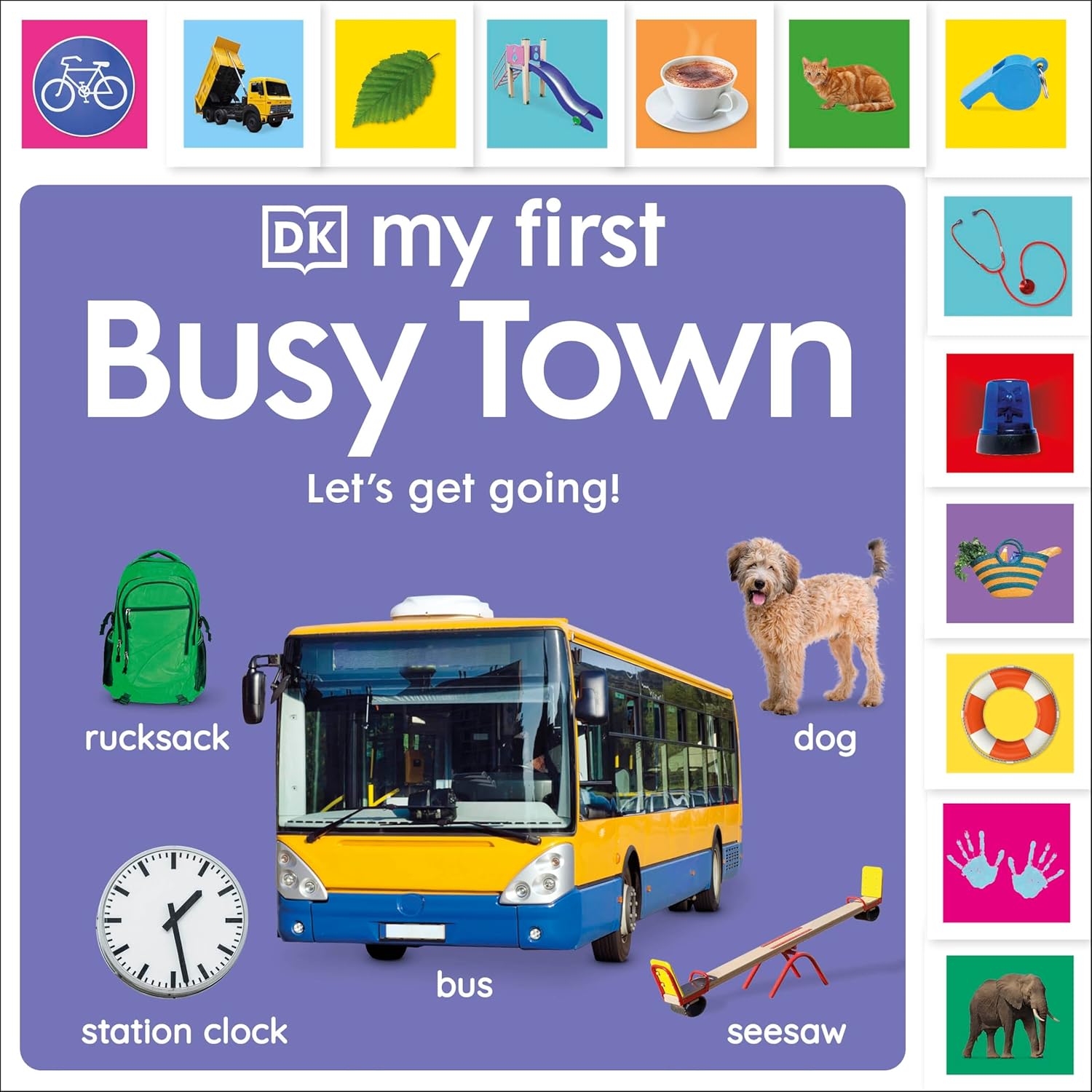 My First Busy Town (My First Tabbed Board Book)