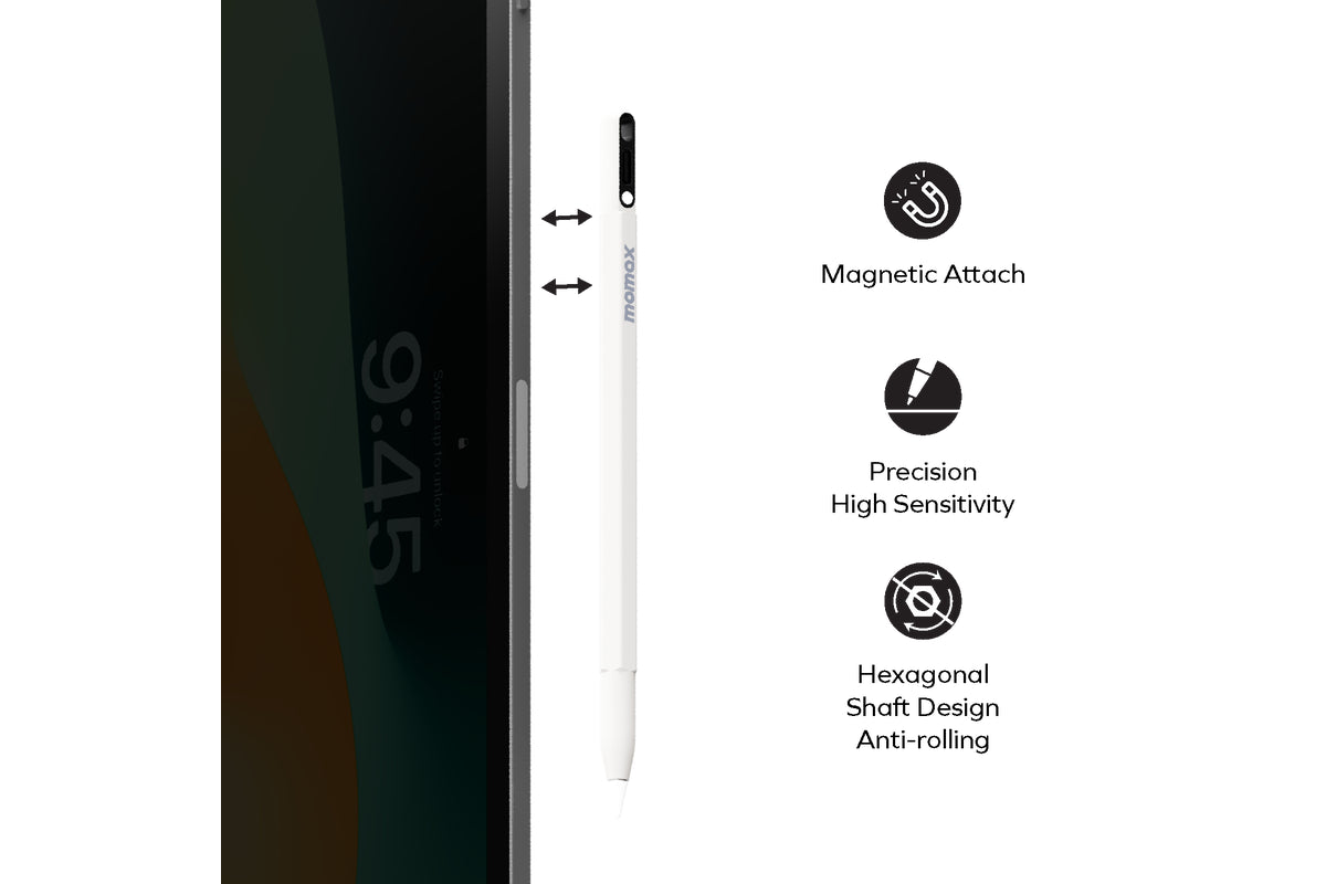 Momax Mag.Link Pop Magnetic Active Stylus Pen (Blue)