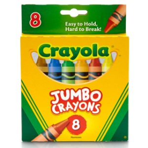 Crayola Jumbo Crayons 8's 520389