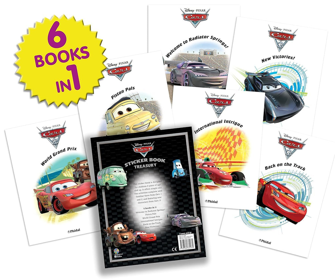 Sticker Book Treasury : Disney Cars 3 (Paperback)