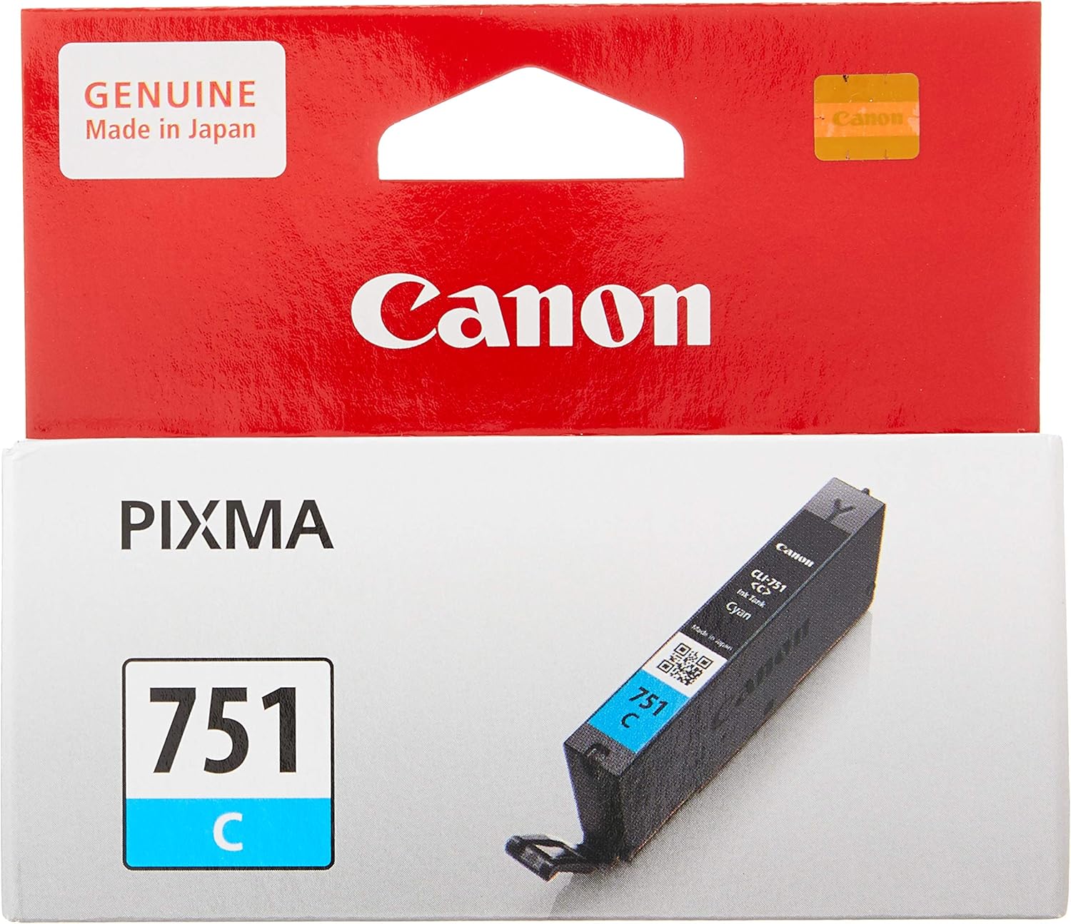 Canon CLI-751C Original Cyan Standard Yield Ink Cartridge 