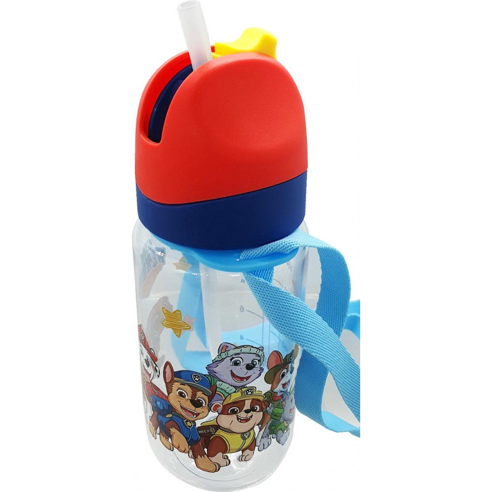 PAW PATROL WATER BOTTLE WITH STRAW 420ML ALWAYS HEROIC