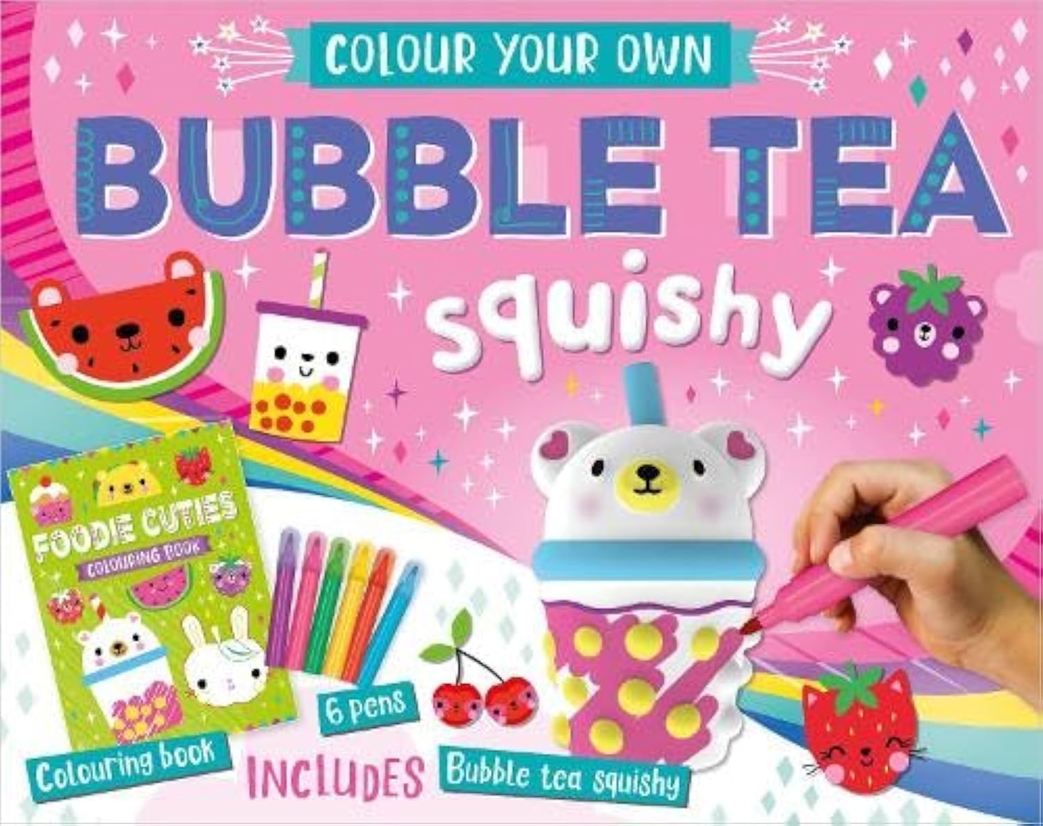 COLOUR YOUR OWN BUBBLE TEA SQUISHY