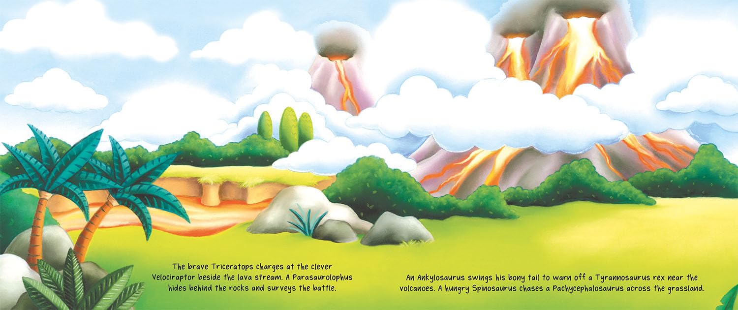Two Windmills Limited Magnetic Dinosaur Island (Magnetic Play Learn) (Hardcover)