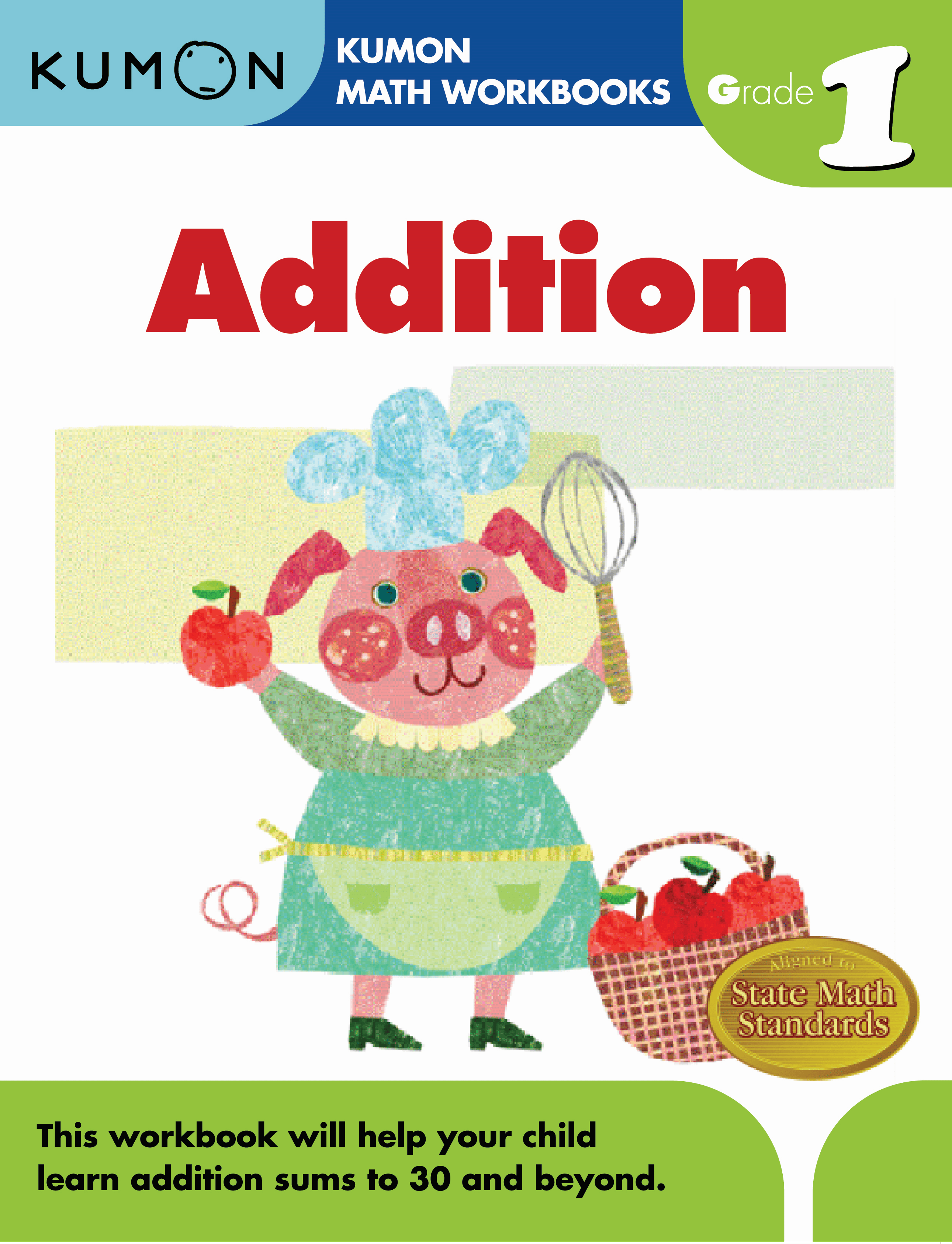 Kumon: Math Workbooks Grade 1 Addition