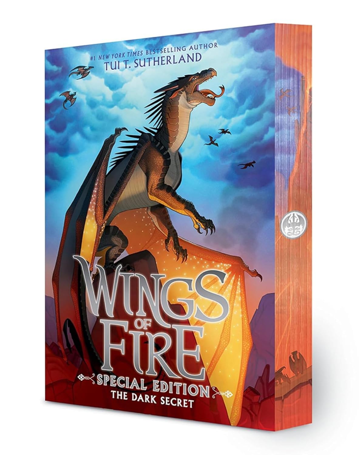 Wings of Fire 04 The Dark Secret (Special Edition) (Paperback)