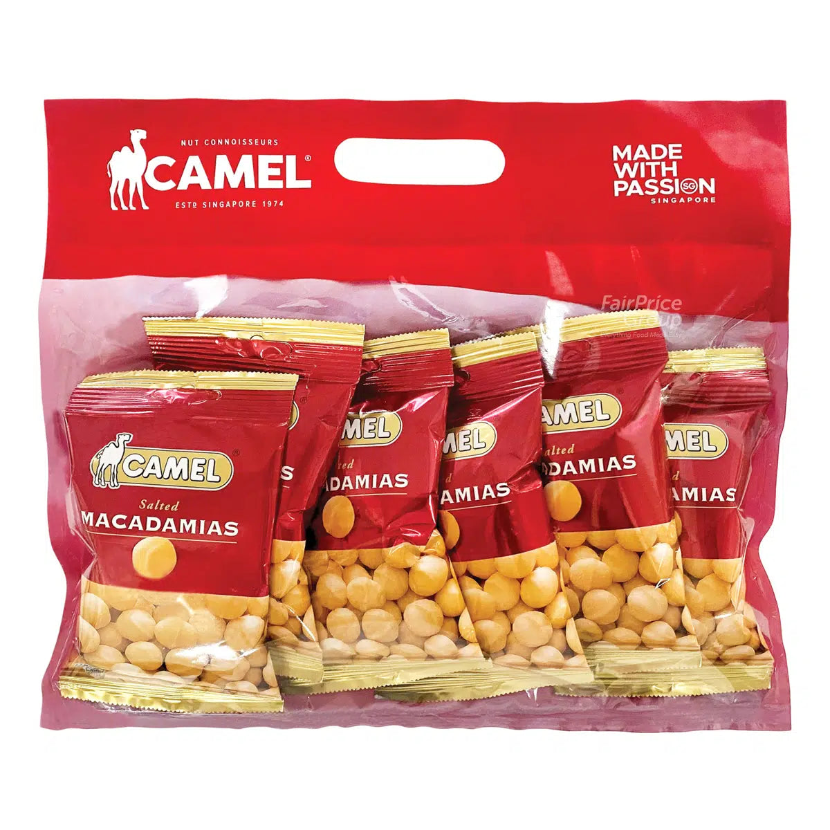 Camel Salted Macadamias B 36gx6s