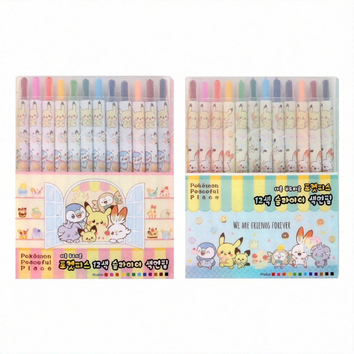 Pokémon 12-Colour Slider Colour Pencils