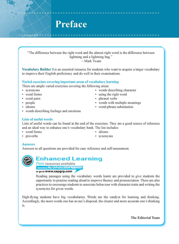 Vocabulary Builder Secondary Level 3