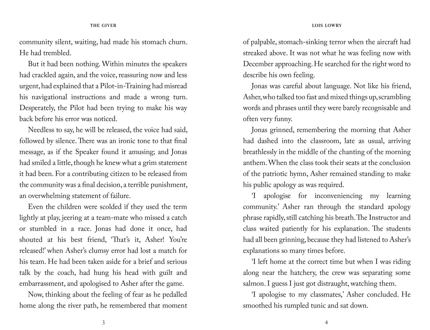 The Giver (Harpercollins Children's Classics) (Paperback)