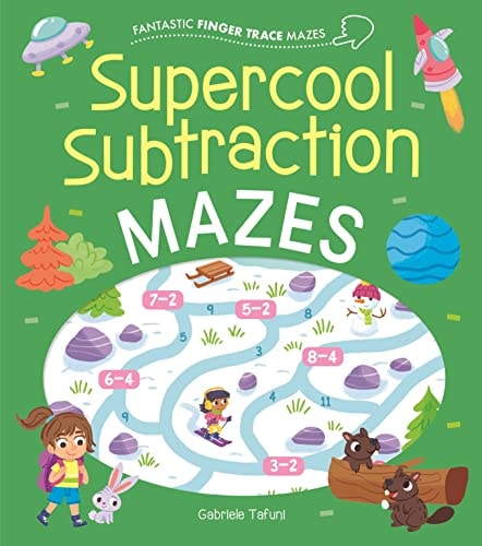 Fantastic Finger Trace Mazes: Supercool Subtraction Mazes (Paperback)