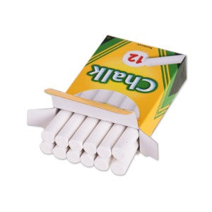 Crayola Chalk White 12's 510320