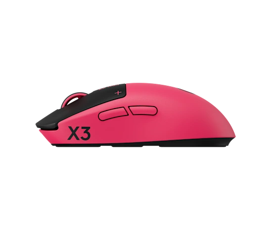Logitech PRO X3 SUPERSTRIKE LIGHTSPEED Wireless Gaming Mouse - Magenta Eclipse