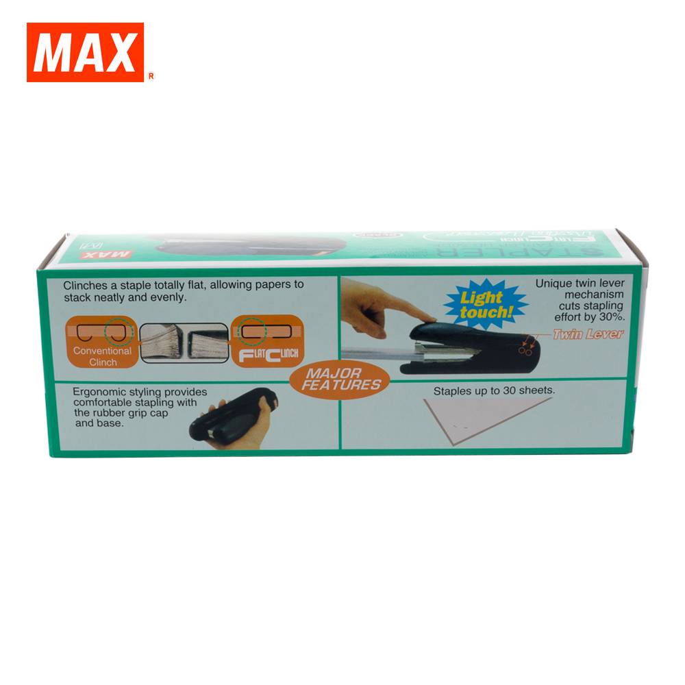 MAX STAPLER HD50DF FLAT CLINCH BLACK