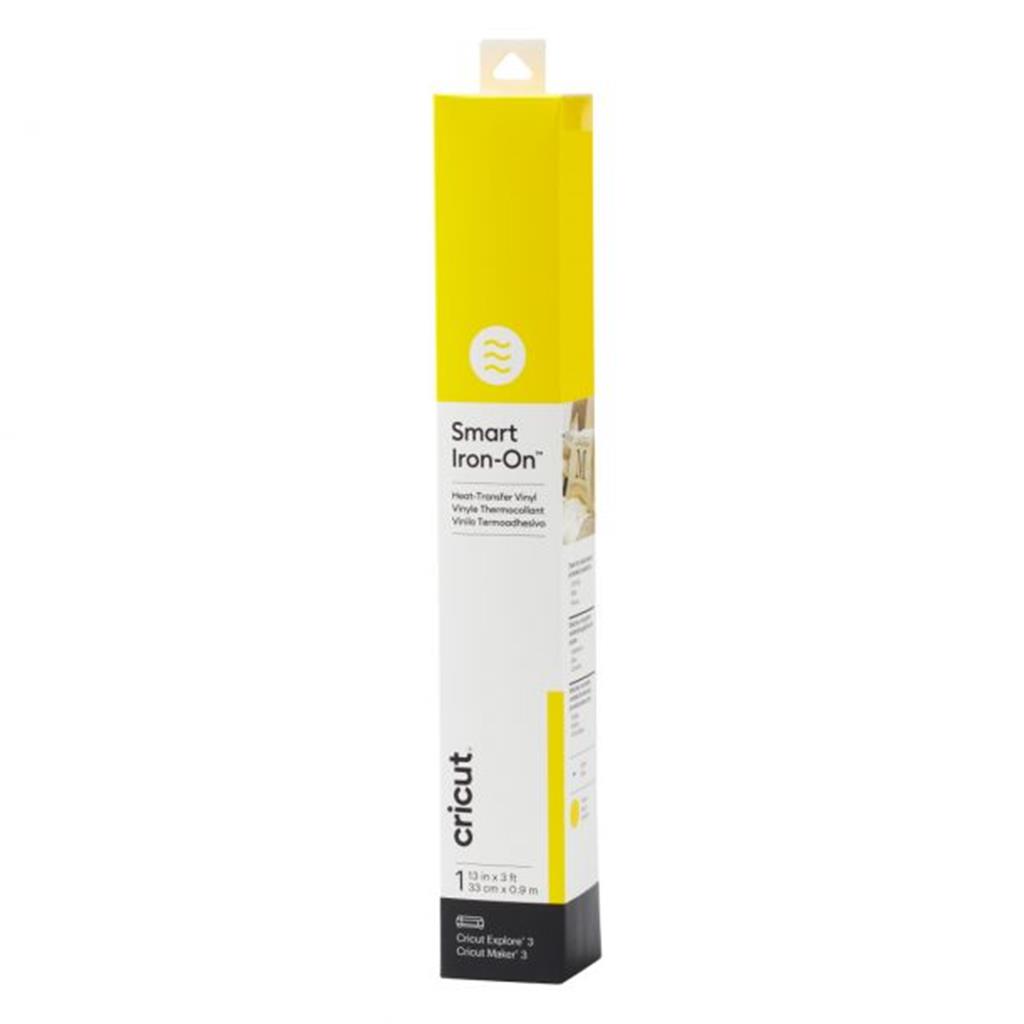 Cricut Smart Iron-on (0.9 M) | Yellow | Compatible with Cricut Maker 3 & Explore 3 & Venture
