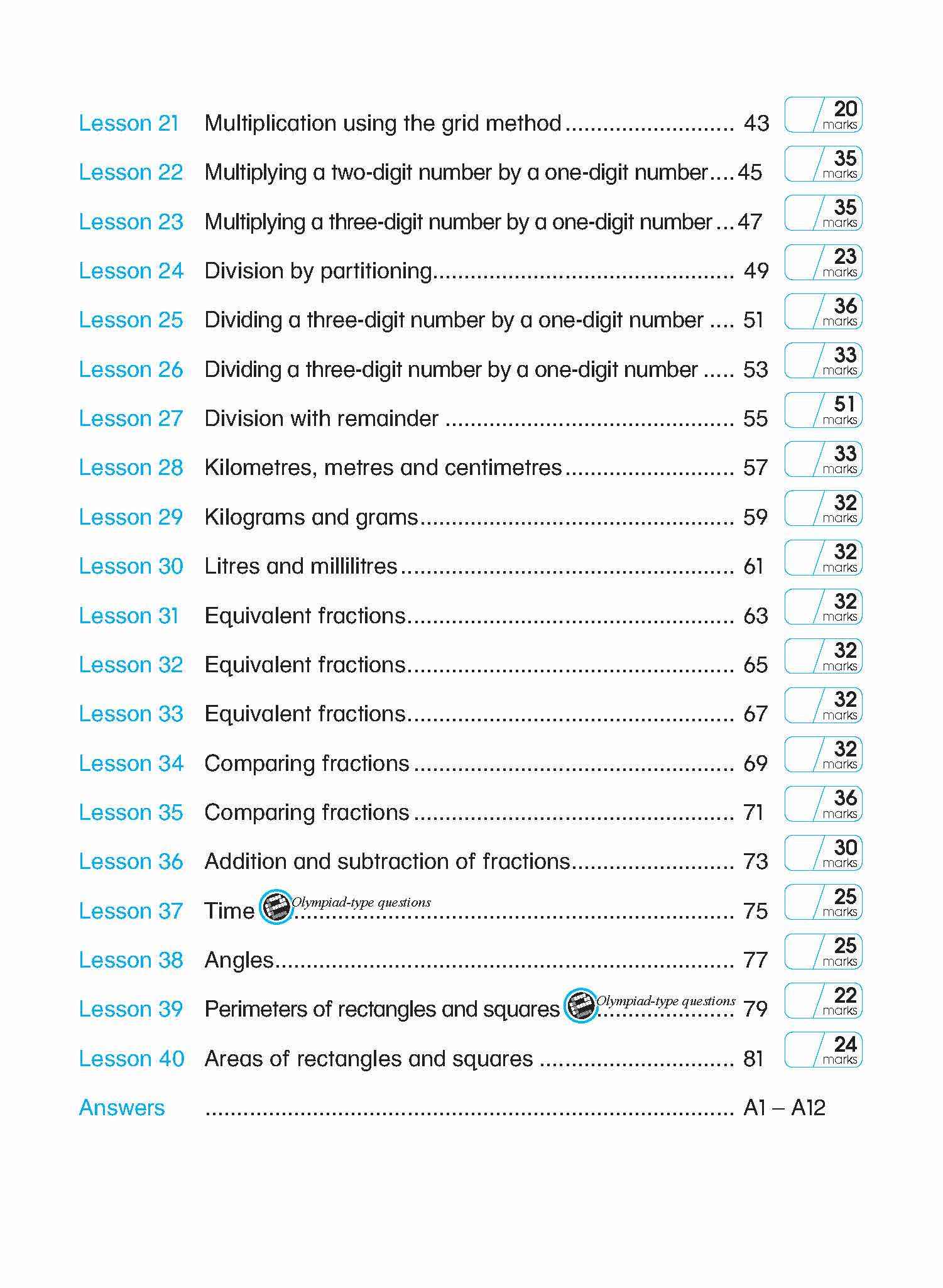 Primary 3 Learning+ Mathematics by the Minute Workbook 3- 2nd Edition