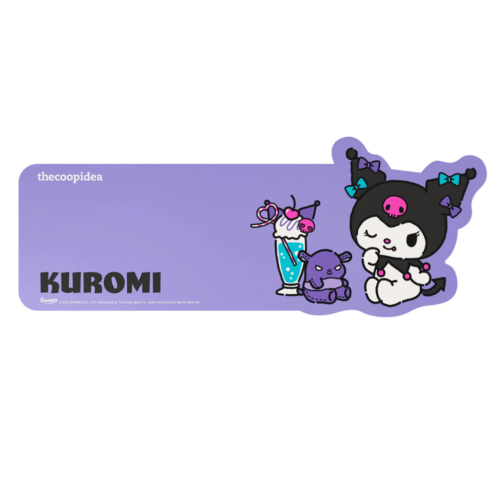 Thecoopidea Sanrio Retro Tappy Wireless Keyboard & Mouse Set (Kuromi)