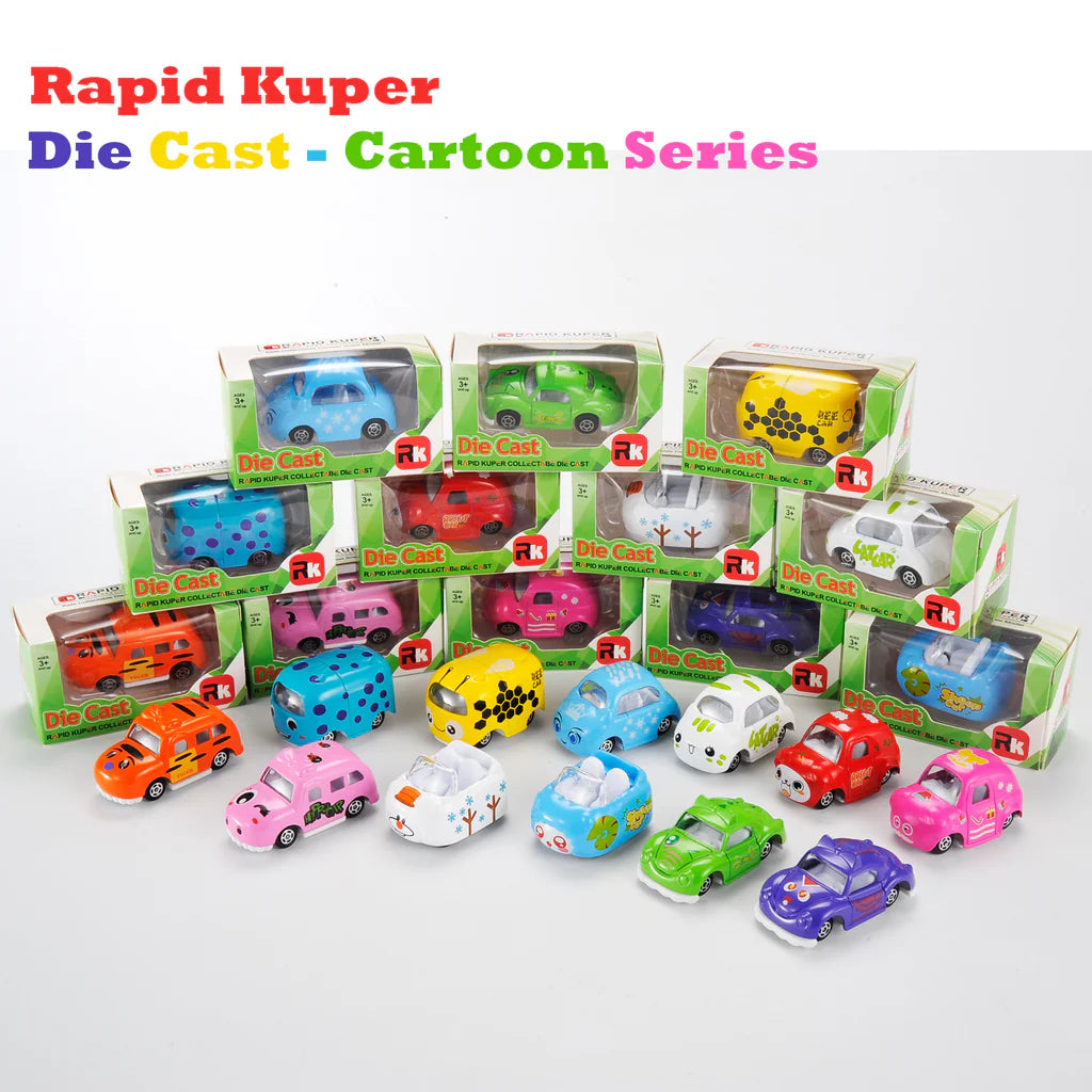 KIDMORO DIE CAST CARTOON SERIES (ASSORTED)